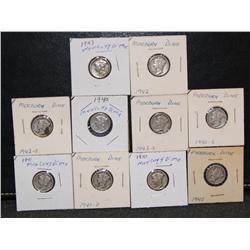 Mercury Dimes  (Times The Money)