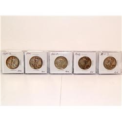 AU Walking Liberty Half Dollars (Times the Money)