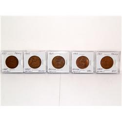 Great Britain Pennies (Times the Money)