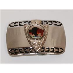 Hand Painted Buffalo Nickel Belt Buckle