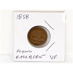 1858 Flying Eagle Cent Very Fine