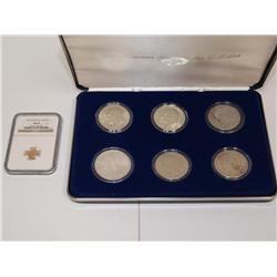 Rare Gold Coin and Piece of Eight in Set