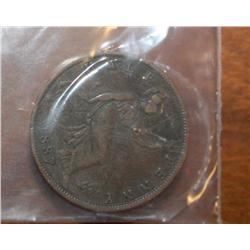 1887 Brittish Half Penny