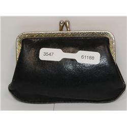 Old Coin Purse with Silver Dollars and 1853 Quarte