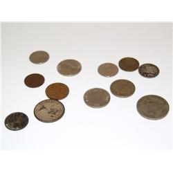 Lot of Foreign Coins - Some Silver