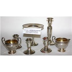 7 Pc. Lot of Sterling Silver, some are Weighted