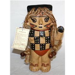 Native Cuchimlos Chancay Pottery Effigy