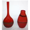 Image 1 : Pair of Jamie Harris Signed Art Glass Vases