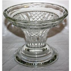 Crystal Footed Vase 6" Tall