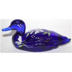 Fenton Duck Signed & Hand Painted by Tapia