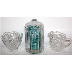 Lot of 3 Crystal and Fine Glass