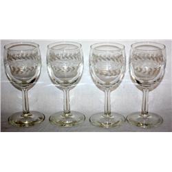 Set of 4 Wine Glasses