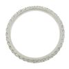 Image 2 : Solid 18k White Gold .59 ctw Round Brilliant Prong Set Diamond Eternity Band Rin