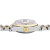 Image 4 : Rolex Ladies Two Tone Champagne Index Fluted Bezel Date Wristwatch With Rolex Bo