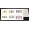 Image 1 : Kingdom of Hawaii, 1879 Currency Series Silver Certificates of Deposit, ABNC Reprint Proof Souvenir 
