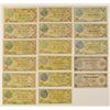 Image 1 : Mexico. Tresorerie General del Estado de Oaxaca, 1915, Issued Banknote Assortment.