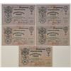 Image 1 : Russia. State Credit Notes, 1909 (1909-1912), Issued Banknote Assortment.