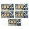 Image 1 : Switzerland, Banque Nationale Suisse,  1963-70 Issued 100 Franken Banknote Assortment