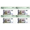 Image 1 : Zimbabwe. Reserve Bank of Zimbabwe, 2003, Issued Banknote Quartet.