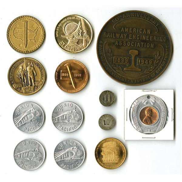 Railroad & Exposition Commemorative Medals, ca. 1934 to the 1960s.