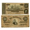 Image 1 : VA. C.S.A., 1864, Issued Banknote Pair.
