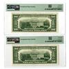 Image 2 : U.S., F.R.N., $20, Series of 1934C, Fr.# 2057Enb, Issued Banknote Pair.