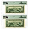 Image 2 : U.S., F.R.N., $20, Series of 1950C, Fr.# 2062-E, Issued Banknote Pair.