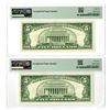Image 2 : U. S., Legal Tender Note, $5, Series 1963, Fr.# 1536, Issued Sequential Pair of Banknotes.