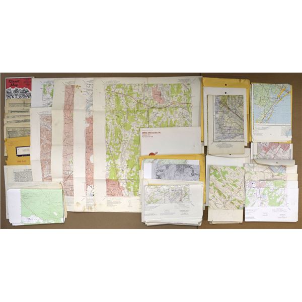 U.S. Railroad and Topographic Survey Maps with Industrial Provenance, 1940s to 1970s