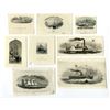 Image 1 : Various States. Maritime Vignette Proofs on India Paper, ca. 1840-1930s.