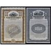 Image 1 : Cuba. Cuban-American Sugar Co. & Manati Sugar Co., 1908 and 1922, Specimen Bond Pair