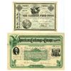 Image 1 : American Exchange in Europe Ltd. And The Common Fund Co. Ltd., 1869 & 1888, Issued Pair of Certifica