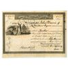 Image 1 : PA. Bank of the United States, 1837 I/U Stock Certificate signed by Nicholas Biddle.