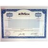 Image 1 : CA. Activision, Inc. 2001 Specimen Stock Certificate, Video Game Publisher of "CALL OF DUTY".