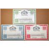 Image 1 : NV. Harrah's, 1978 to 1988, Specimen Stock Certificate Trio.
