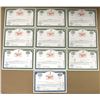 Image 3 : NY. Broadway Joe's, Inc. Stock Certificate Collection, ca.1960s to 1970s Includes Founding Share Mad