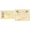 Image 1 : KS. Kansas Territory, Land & Mining Certificates, ca.1861 & 1886 Issued Pair