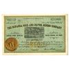 Image 1 : CO. Bonanza Gold and Silver Mining Co., 1882, I/U Stock Certificate.