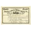 Image 1 : CO. Pittsburg and Denver Mining and Milling Co., 1884 I/U Stock Certificate.