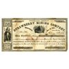 Image 1 : Nevada Territory, Strawberry Mining Co., 1862, I/U Stock Certificate.