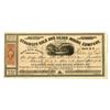Image 1 : Nevada Territory. Stranger Gold and Silver Mining Co., 1863, Issued Stock Certificate.