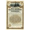 Image 1 : CA. Stockton, Fresno and Southern Railroad Co. 1888 Specimen Gold Coupon Bond Rarity