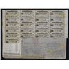 Image 2 : IL. Bellville & Illinoistown Rail-Road Co., 1853, I/U 7% Coupon Bond Rarity Discovery Bond, Unlisted
