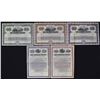 Image 1 : NY. Erie Railroad Co., 1914 to 1930, Specimen Registered and Coupon Gold Bond Assortment.