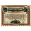 Image 1 : NY. Nassau Electric Railroad Co., 1898 Specimen Registered 4% Gold Bond Rarity