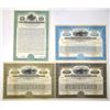 Image 1 : NY. New York, Chicago and St. Louis Railroad Co., 1916 and 1928, Specimen Bond Quartet