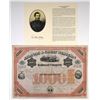 Image 1 : NY,PA,OH. Atlantic & Great Western Railroad Co., 1871, I/U Bond signed by General George McClellan w