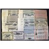Image 1 : OK. KS. TX. Southwestern and Midwestern Railroad Stock and Bond Assortment, ca. 1870s to 1930s