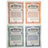 Image 1 : PA. Northampton Traction Co., 1903 Specimen First Mortgage Gold Coupon Bond Quartet