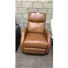Image 2 : BROWN LEATHER SWIVEL ROCKING RECLINER